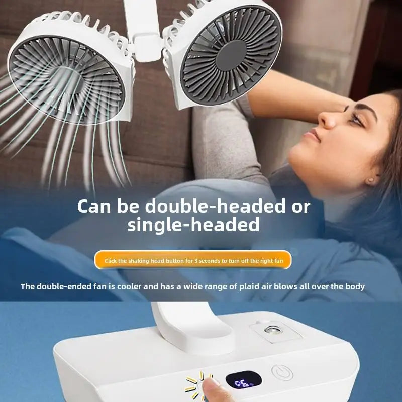 Zefyr Dual-Head Desk Fan